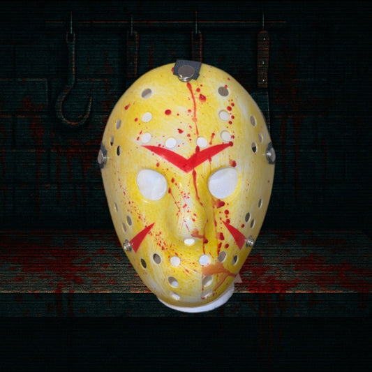 Bloody hockey mask